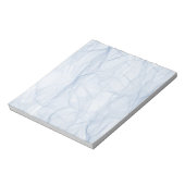 Bloc-note Motif d'ombre bleue (Tourné)