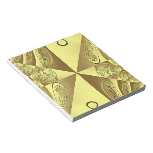 Bloc-note Motif d'or (Incliné)