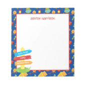 Bloc-note Motif du camp d'été (Devant)