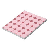 Bloc-note Motif du cercle rouge rose (Tourné)