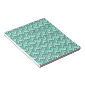 Bloc-note Motif Emerald Chevron à facettes (Incliné)