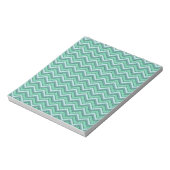 Bloc-note Motif Emerald Chevron à facettes (Tourné)