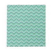 Bloc-note Motif Emerald Chevron à facettes (Devant)