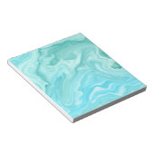 Bloc-note Motif en marbre bleu (Incliné)