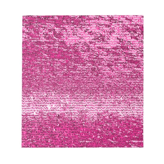 Bloc-note Motif en mosaïque rose (Devant)