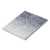 Bloc-note Motif en mosaïque violet et verte (Tourné)