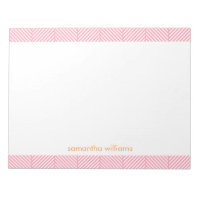 Motif en sanglier rose