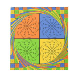 Bloc-note Motif en tissu égyptien sans couture