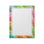 Bloc-note Motif en verre cristal coloré (Tourné)