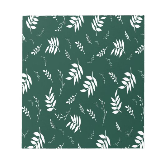 Bloc-note motif feuille (Devant)