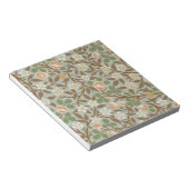 Bloc-note Motif floral de trèfle de William Morris (Incliné)