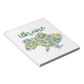 Bloc-note Motif folklorique et typographie ukrainienne (Incliné)