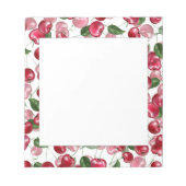 Bloc-note Motif Fruit cerise (Devant)