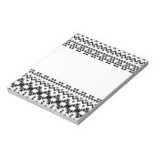 Bloc-note Motif géométrique Aztec noir et blanc (Tourné)