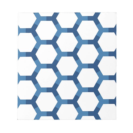 Bloc-note Motif géométrique hexagonal moderne (Devant)
