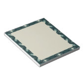 Bloc-note Motif géométrique vert rétro (Incliné)