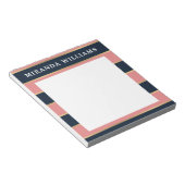 Bloc-note Motif Gras Rose Bleu Gold (Incliné)