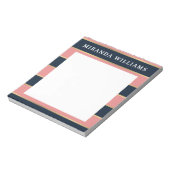 Bloc-note Motif Gras Rose Bleu Gold (Tourné)