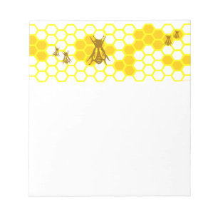 Bloc-note Motif Honey Bee Honeypeb