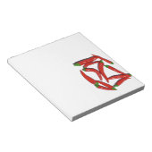 Bloc-note Motif Hot Red Chili Peppers (Incliné)