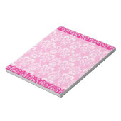 Bloc-note Motif humide rose chaud (Tourné)