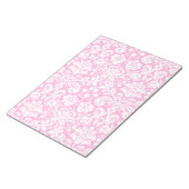 Bloc-note Motif humide rose chaud (Incliné)