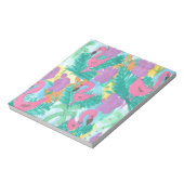 Bloc-note Motif Jungle Tropical Flamant Rose (Tourné)