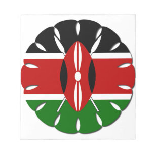 Bloc-note Motif kenyan rond : un symbole national