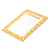 Bloc-note Motif Macaroni au Fromage (Incliné)