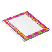 Bloc-note Motif multicolore abstrait Carrés Triangles (Incliné)