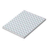 Bloc-note Motif Ocean Mist Chevron (Tourné)
