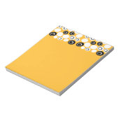 Bloc-note Motif Ovals rétro (Tourné)