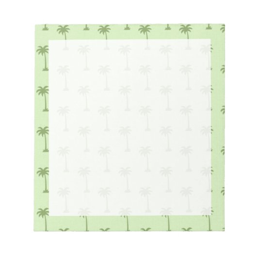 Bloc-note Motif Palm Tree (Devant)