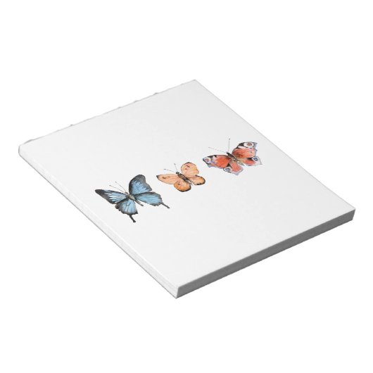 Bloc-note Motif papillon (Incliné)