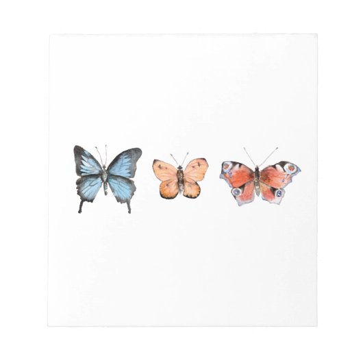 Bloc-note Motif papillon (Devant)