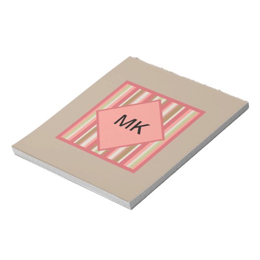 Bloc-note Motif Paprika Stripes (Tourné)