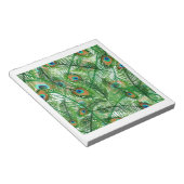 Bloc-note Motif Peacock plumes (Incliné)