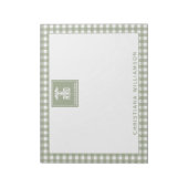 Bloc-note Motif personnalisé de diététiste enregistré RD (Tourné)