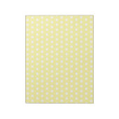Bloc-note Motif pois jaune. Spotty. (Tourné)