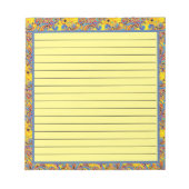 Bloc-note Motif printemps lumineux (Devant)