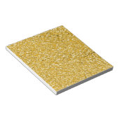 Bloc-note Motif PURE GOLD Splatter + votre texte (Incliné)