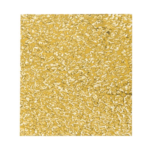 Bloc-note Motif PURE GOLD Splatter + votre texte (Devant)