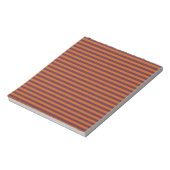 Bloc-note Motif Rayures Orange Violet (Tourné)