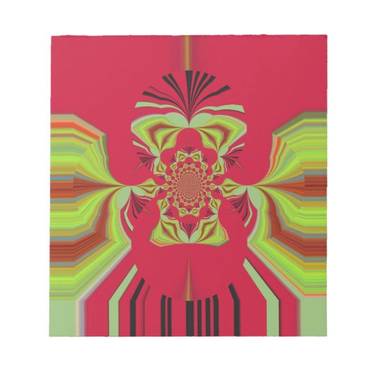 Bloc-note Motif rouge Hakuna Matata (Devant)
