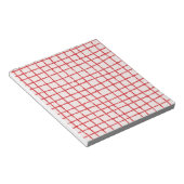 Bloc-note Motif rouge rose élégant et fonctionnel (Incliné)