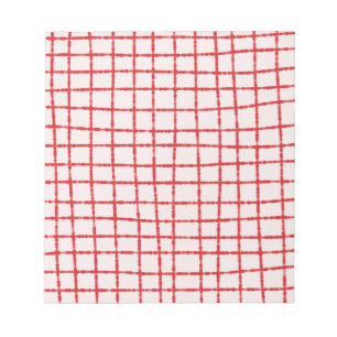 Bloc-note Motif rouge rose élégant et fonctionnel