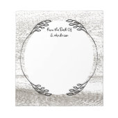 Bloc-note Motif rustique Barnwood (Devant)