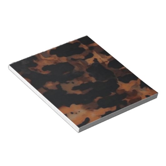 Bloc-note Motif sans fil Tortoiseshell, Chic TortoiseShell (Incliné)