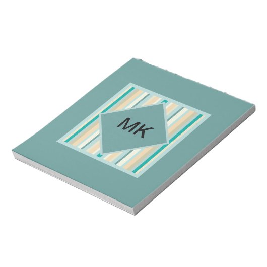 Bloc-note Motif Seashore Stripes (Tourné)