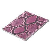 Bloc-note Motif Snakeskin rose (Tourné)
